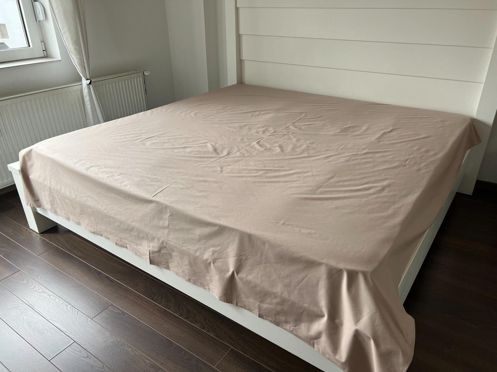 Viktorija Čaršav Ranforce 160x240cm bez lastiša,Smeđi