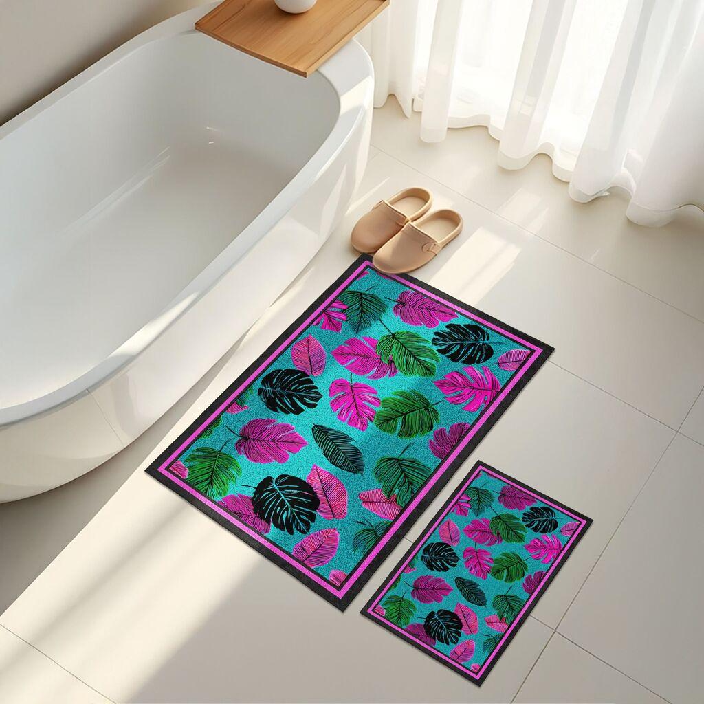 L'essentiel Maison Set prostirki za kupatilo Asr32, 2 dela, Ljubičasta