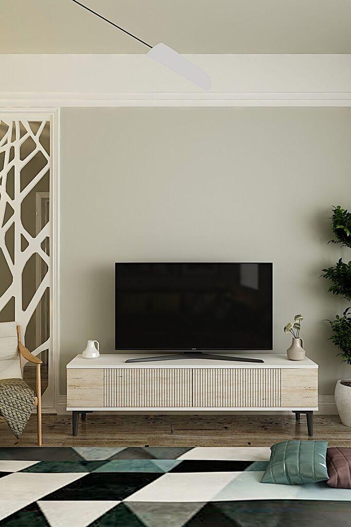 Hanah Home TV komoda Corsa 120, Bela