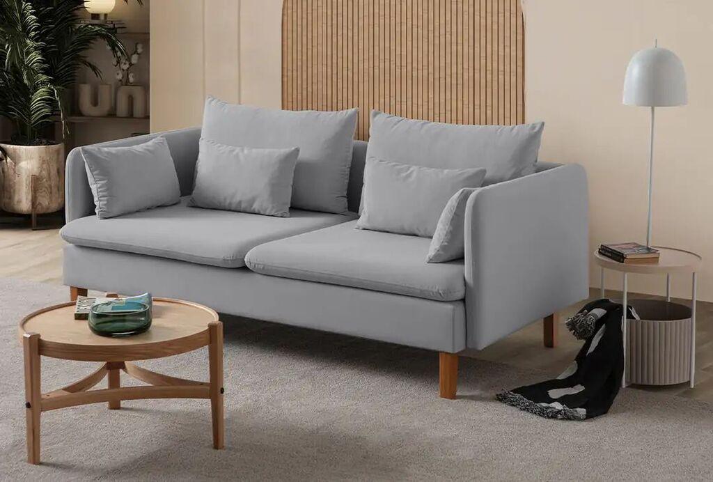 Atelier del Sofa Trosed Flexy, 195 x 100 x 75 cm, Sivi