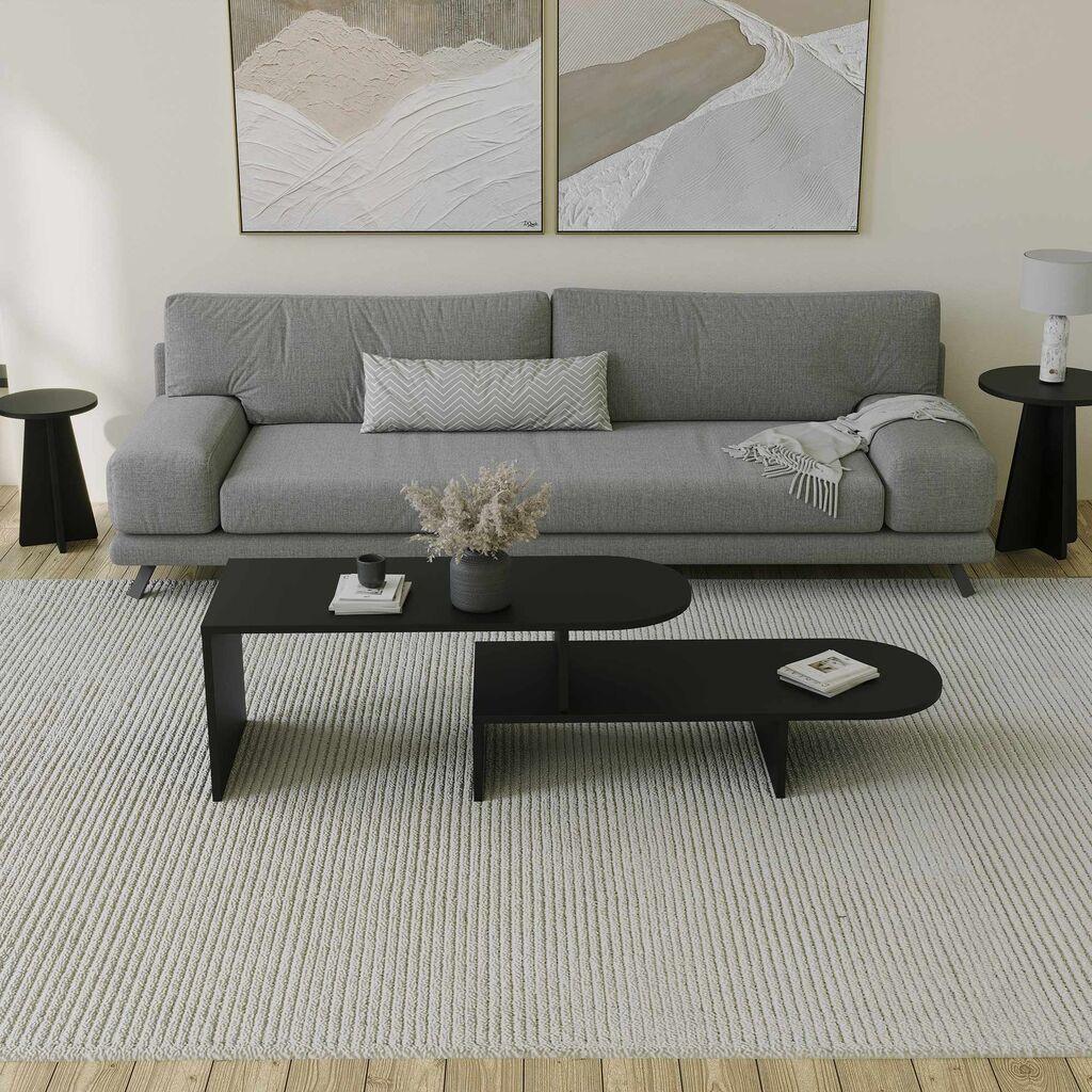 Hanah Home Klub sto 2 u 1  Puzzle, Crni