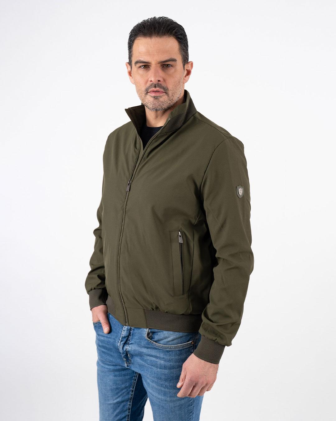 INVENTO Muška jakna Vernon, Maslinasta