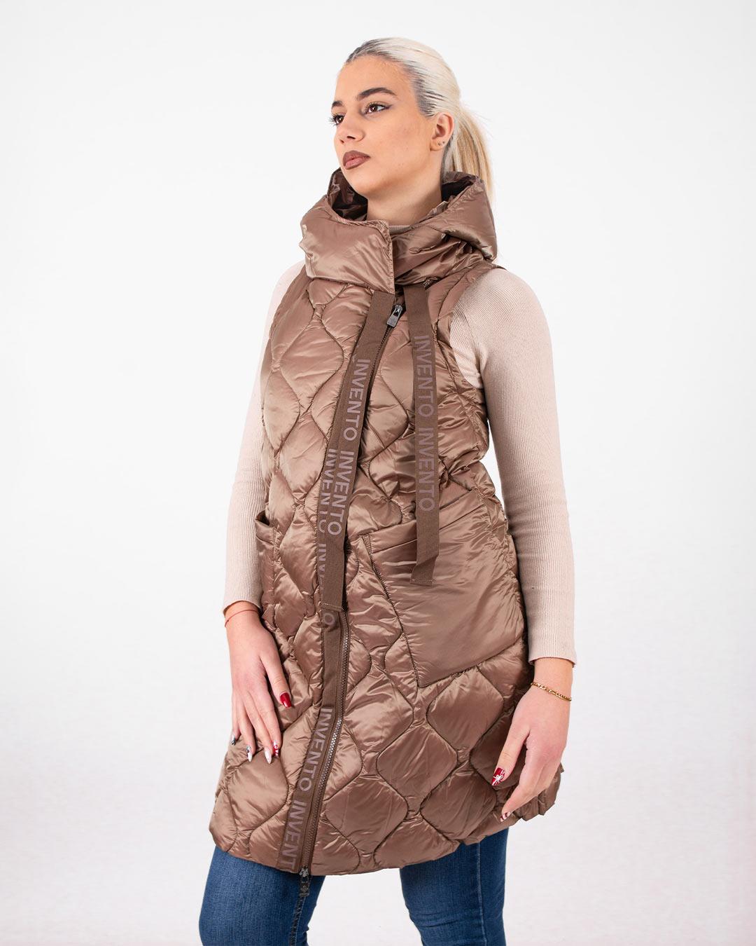 INVENTO Ženski prsluk Hana, Braon