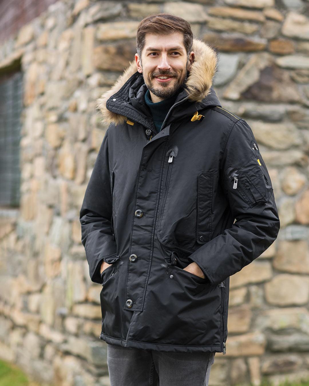 INVENTO Muška jakna Vins, Crna