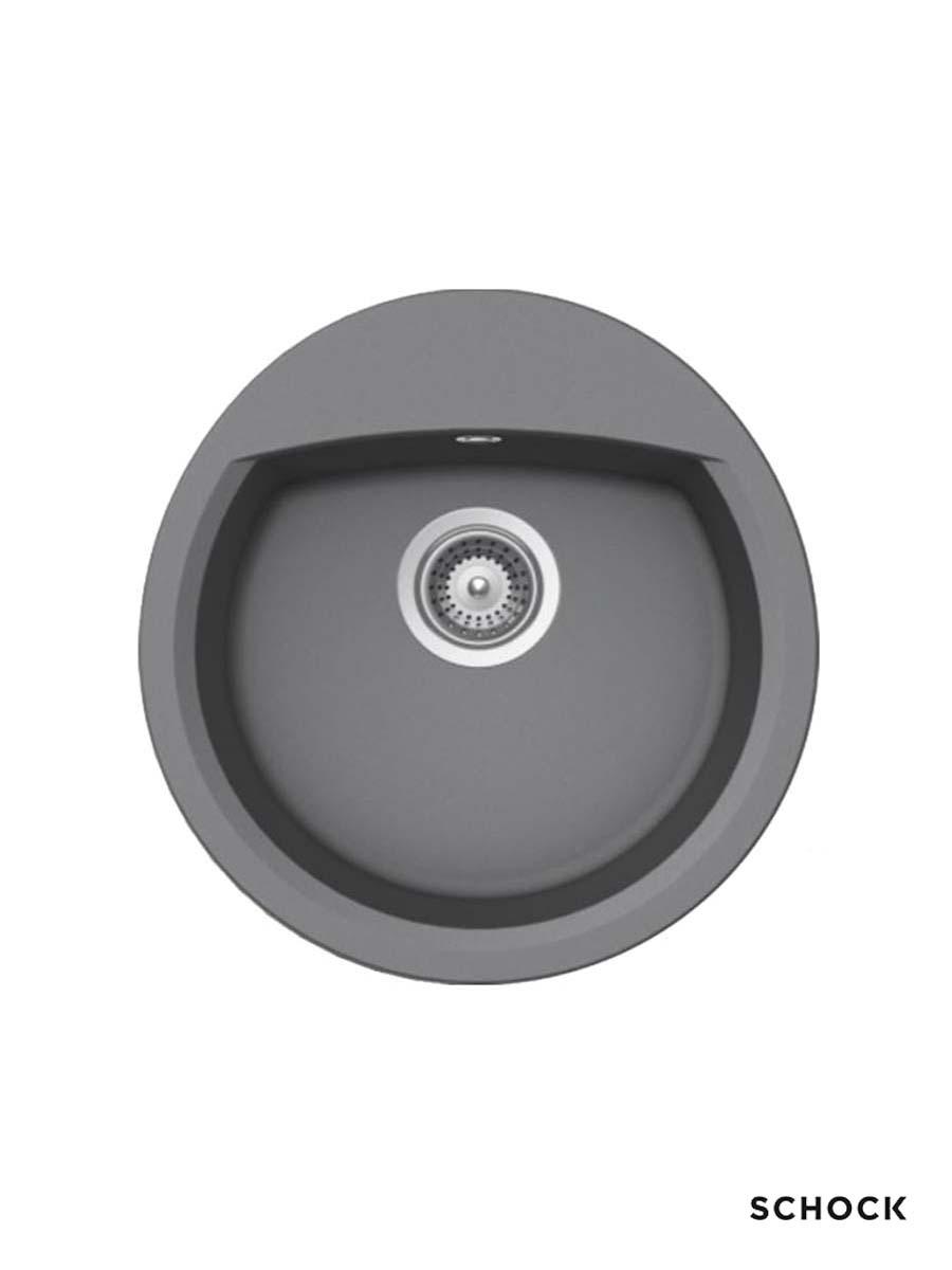 Schock Granitna ugradna sudopera Manhattan R100, 47x49cm, Siva