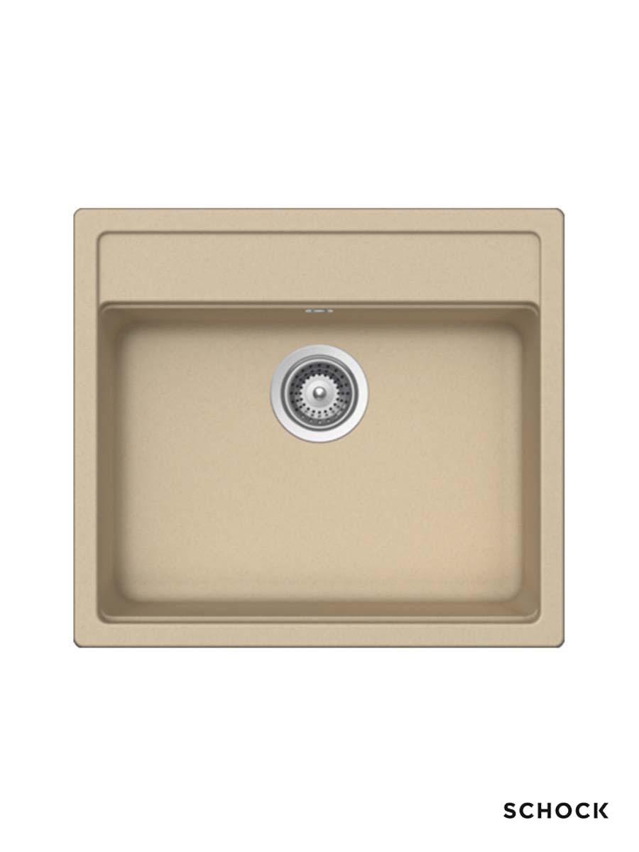 Schock Granitna ugradna sudopera Nemo N-100, 57x51cm, Šampanjac
