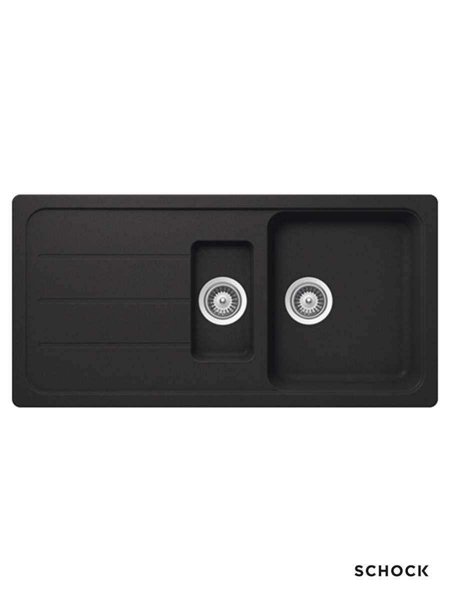 Schock Granitna ugradna sudopera Formhaus D150L, 100x50cm, Crna