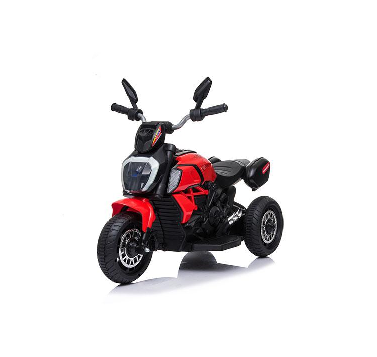 Eurobajk Dečiji motor na akumulator Chopper, Crveni