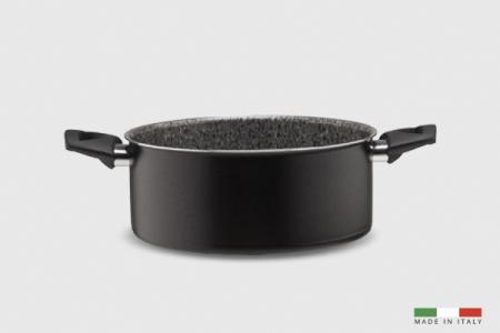 Piardi Home Šerpa sa poklopcem 20 cm, Crna