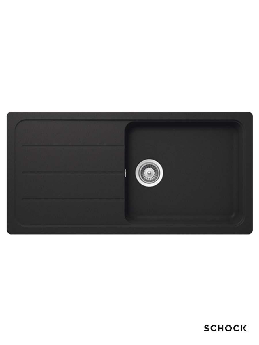 Schock Granitna ugradna sudopera Formhaus D100L, 100x50cm, Crna