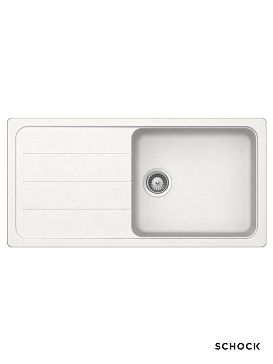 Schock Granitna ugradna sudopera Formhaus D100L, 100x50cm, Siva