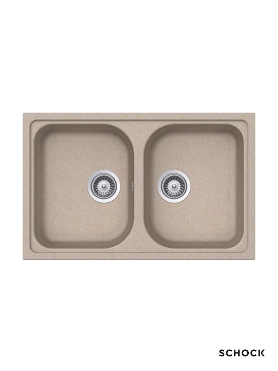 Schock Granitna ugradna sudopera Lithos N200S, 79x50cm, Boja peska