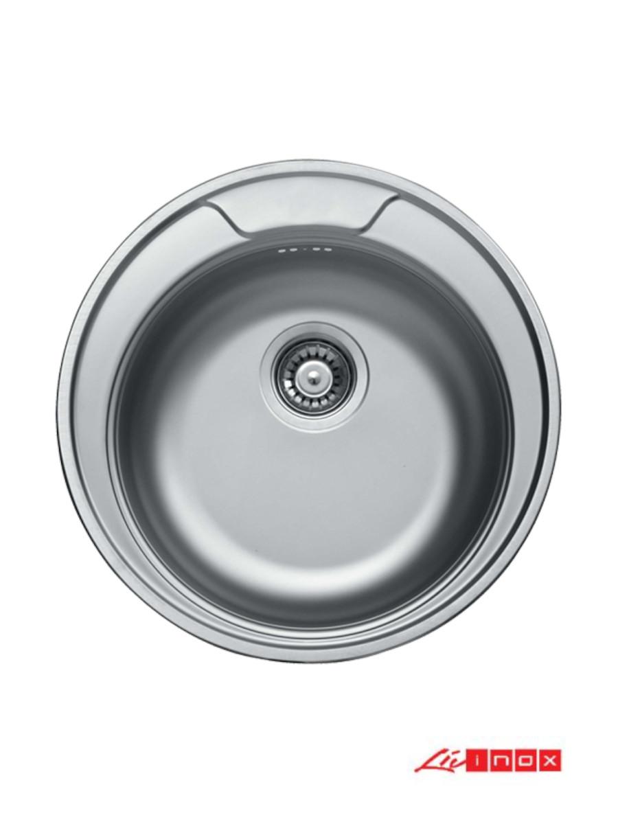 Livinox Ugradna sudopera LivEX145, 48cm, Sifon ø90, Hrom