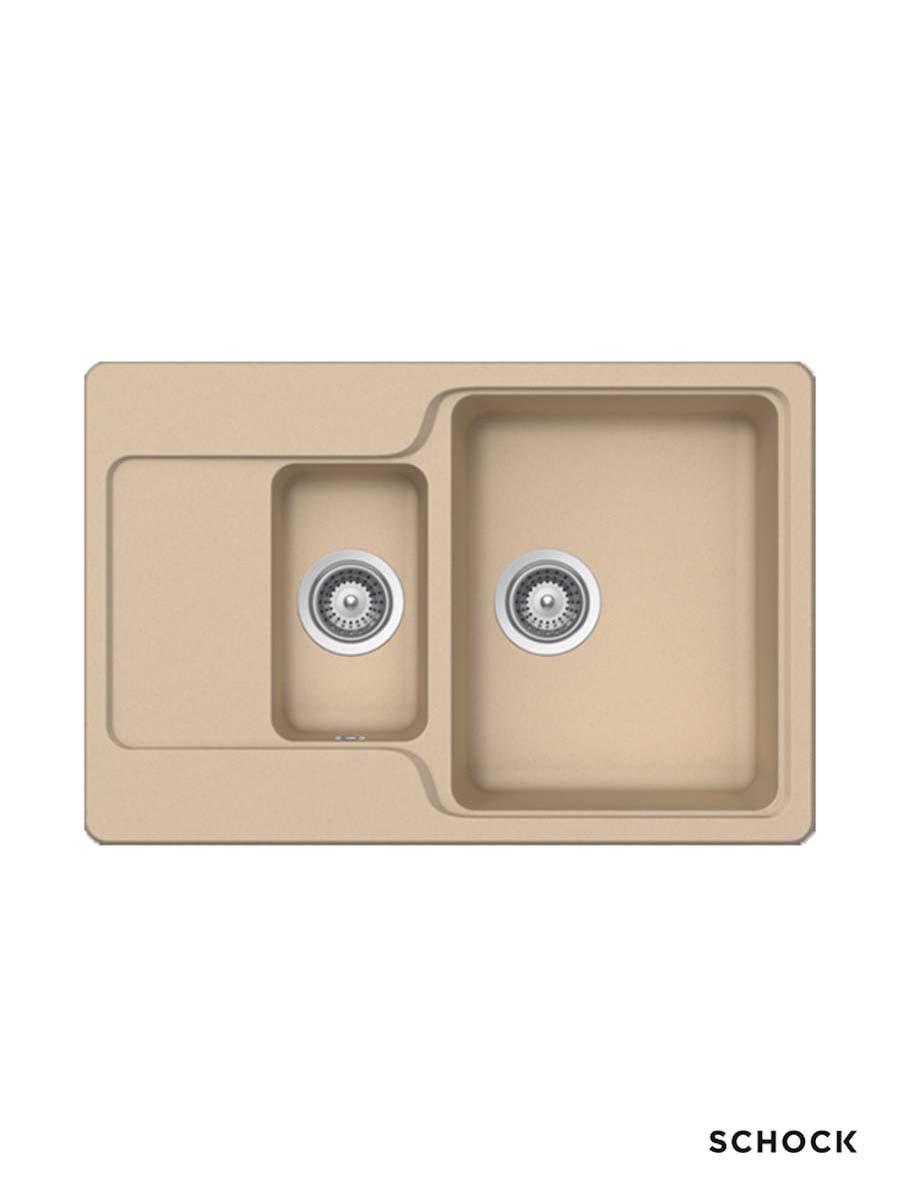Schock Granitna ugradna sudopera Manhattan D150, 77x51cm, Šampanjac