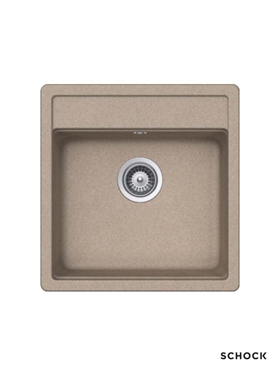 Schock Granitna ugradna sudopera Nemo N100S, 47x49cm, Boja peska