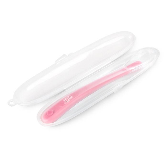 Elfi Mekana silikonska kašika u kutiji, Roze