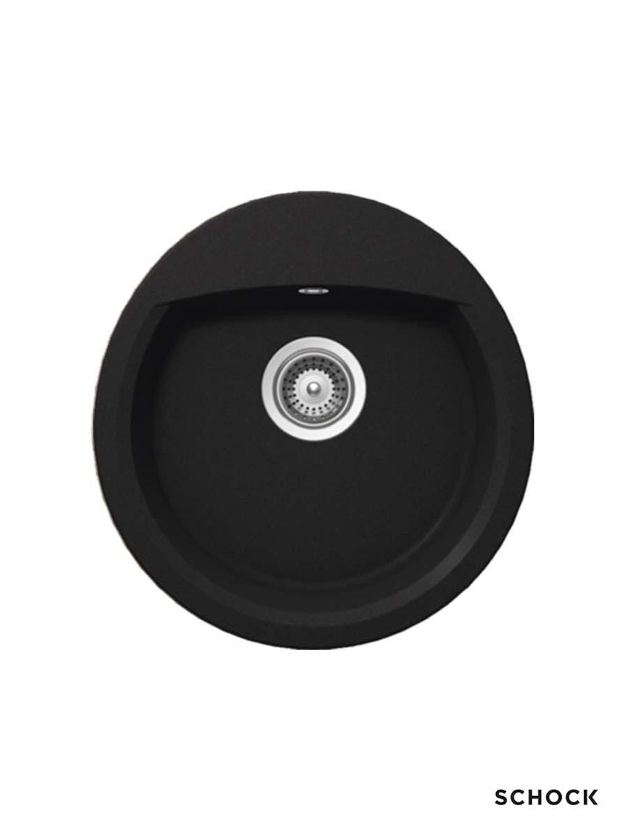 Schock Granitna ugradna sudopera Manhattan R100, 47x49cm, Crna