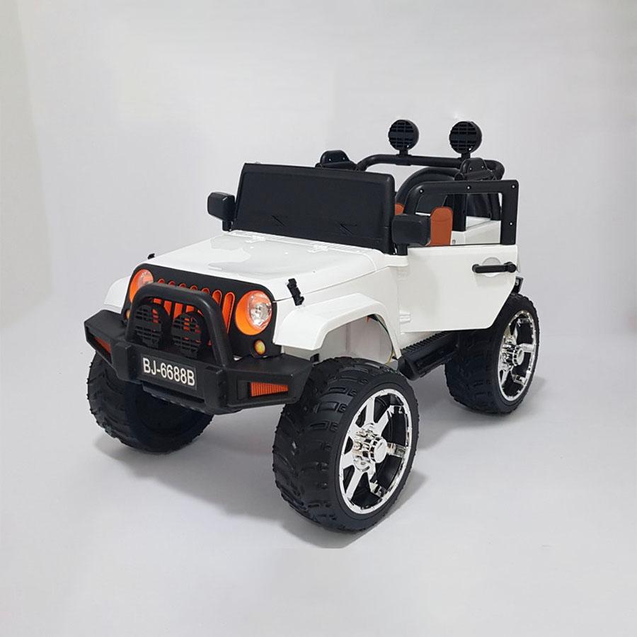 Eurobajk Dečiji automobil na akumulator Jeep, 4x4, 140W, Beli