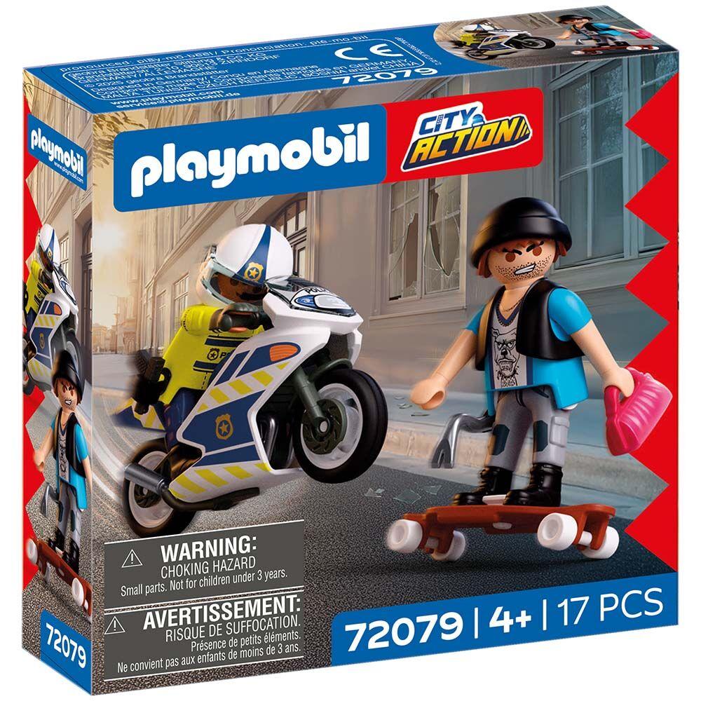 Playmobil Potera za pljačkašem skejterom City action