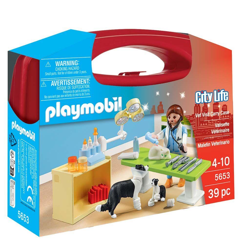 Playmobil Set u koferu Odlazak kod veterinara City life