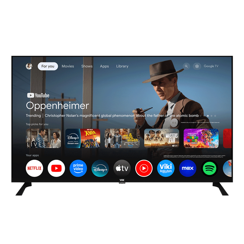 Vox Televizor 40GTQ500F, 40", QLED, FullHD, Google TV, Crni