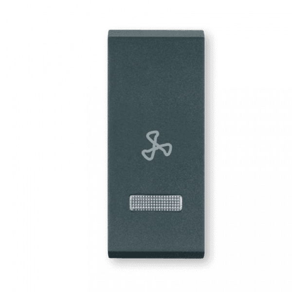Aling Taster 65425.A, ventilatora 1M sa indikacijom, Antracit