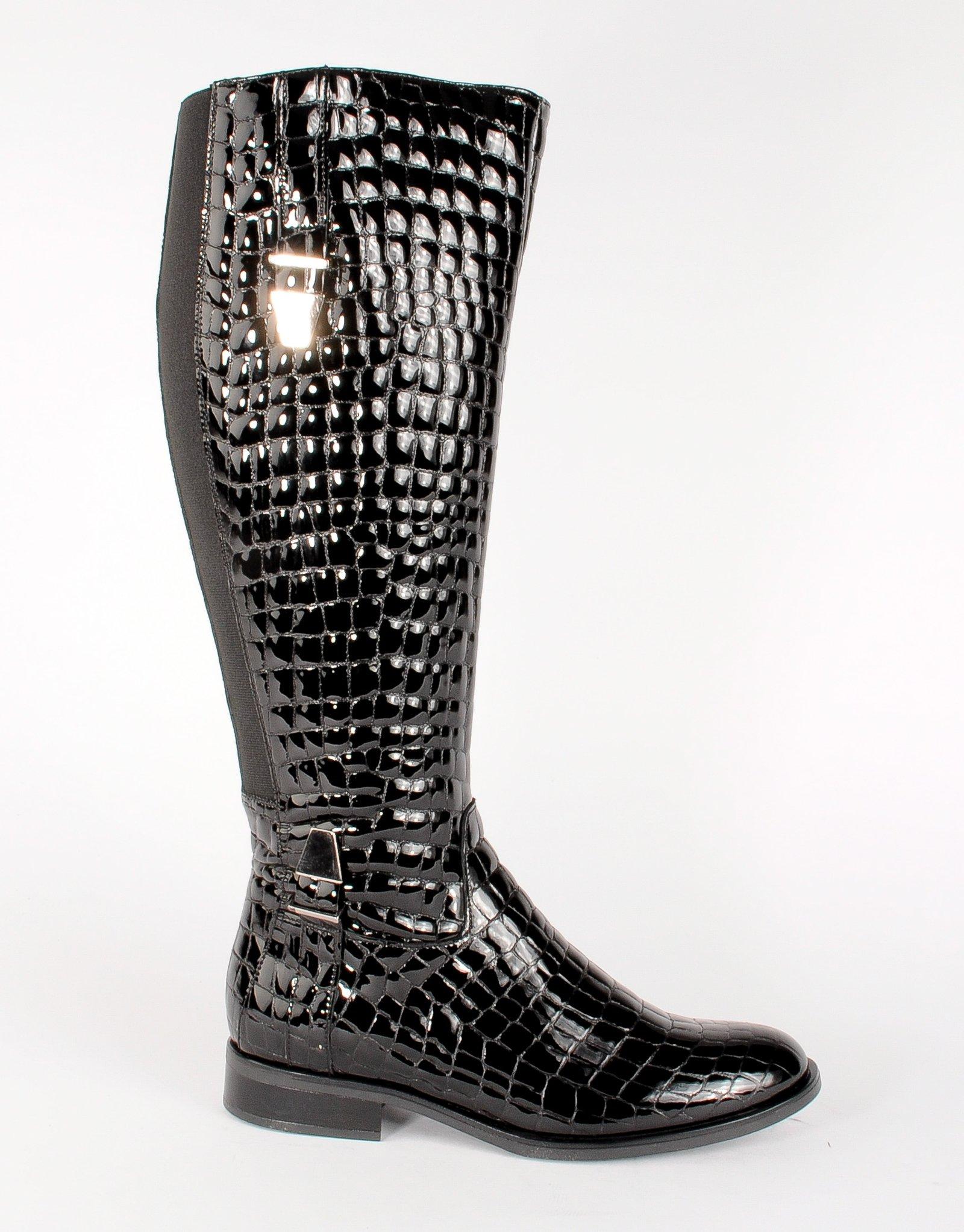 Paar Ženske kožne čizme 7053-82, Crne