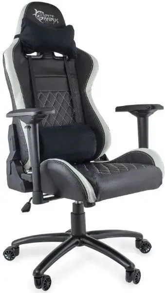 White Shark Gaming stolica Nitro GT, 150kg, Crna-bela