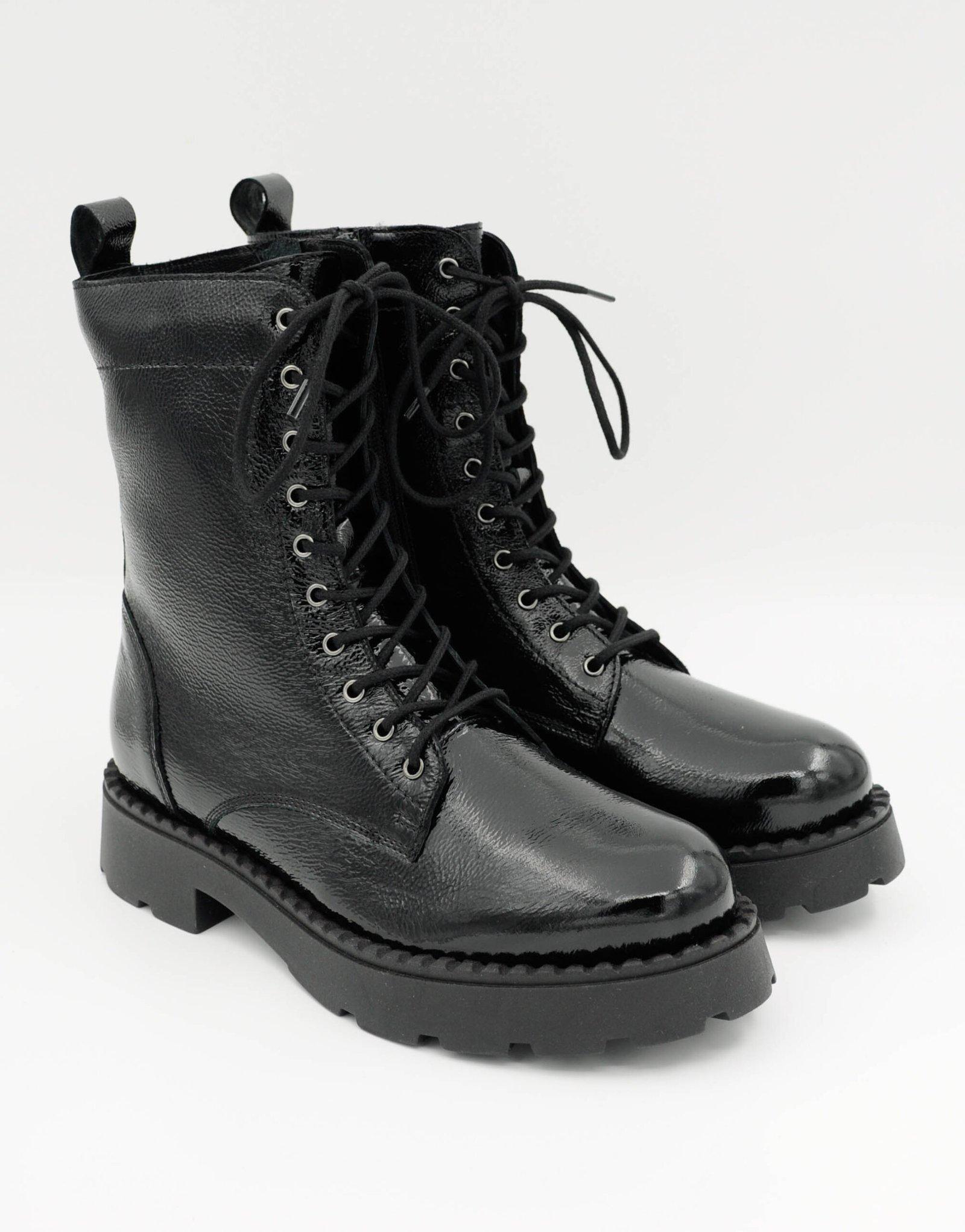 Paar Ženske kožne čizme 53905-21, Crne