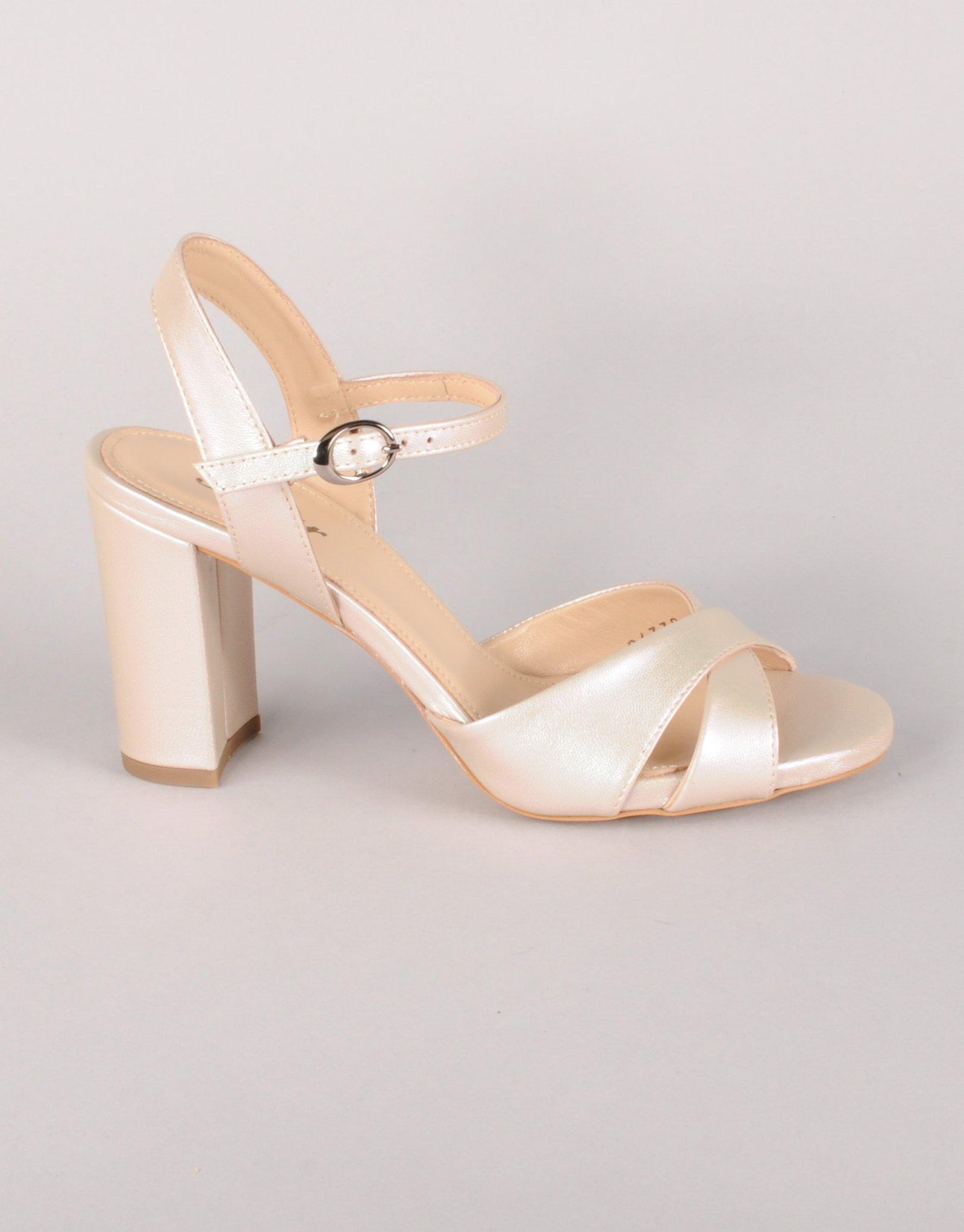 Paar Ženske kožne cipele na štiklu 24330-120, Bež