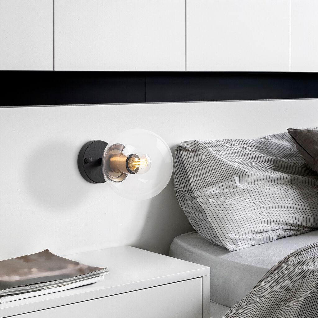 Opviq Atmaca 10225 Zidna lampa, Crna