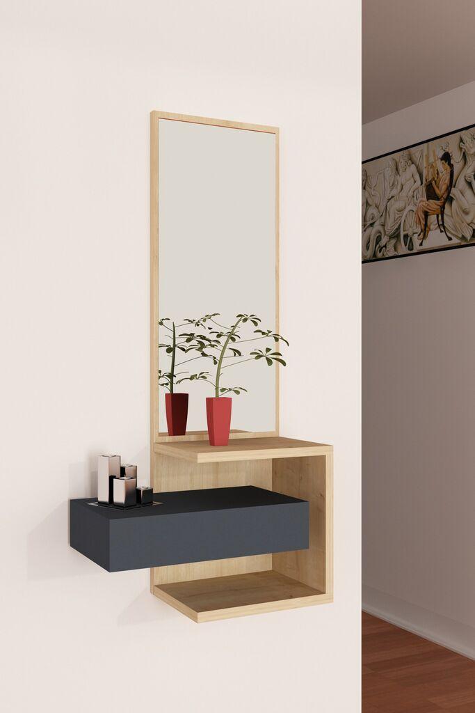 Hanah Home Ogledalo Stella, Braon