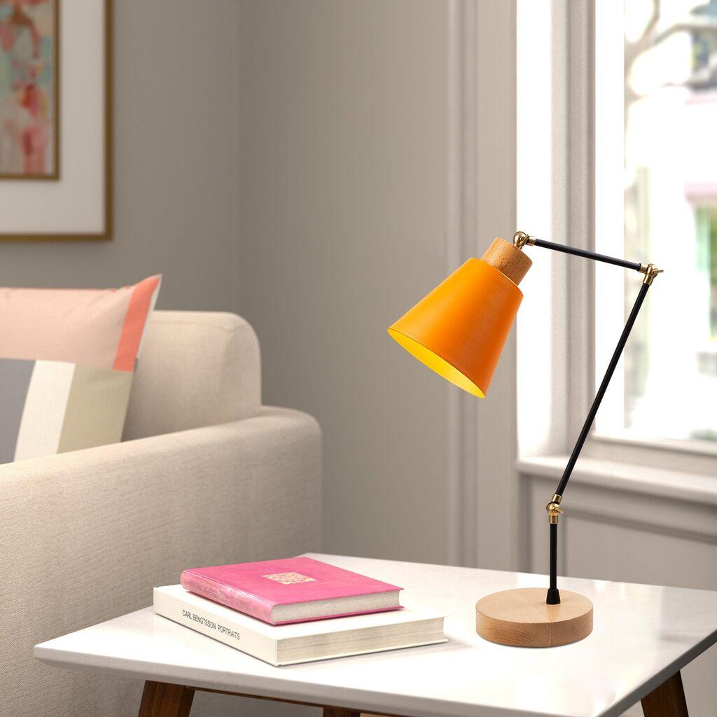 Opviq Stona lampa E27 Socket, Narandžasta