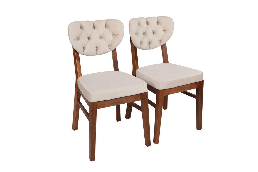 Hanah Home Set 2 trpezarijske stolice Orah