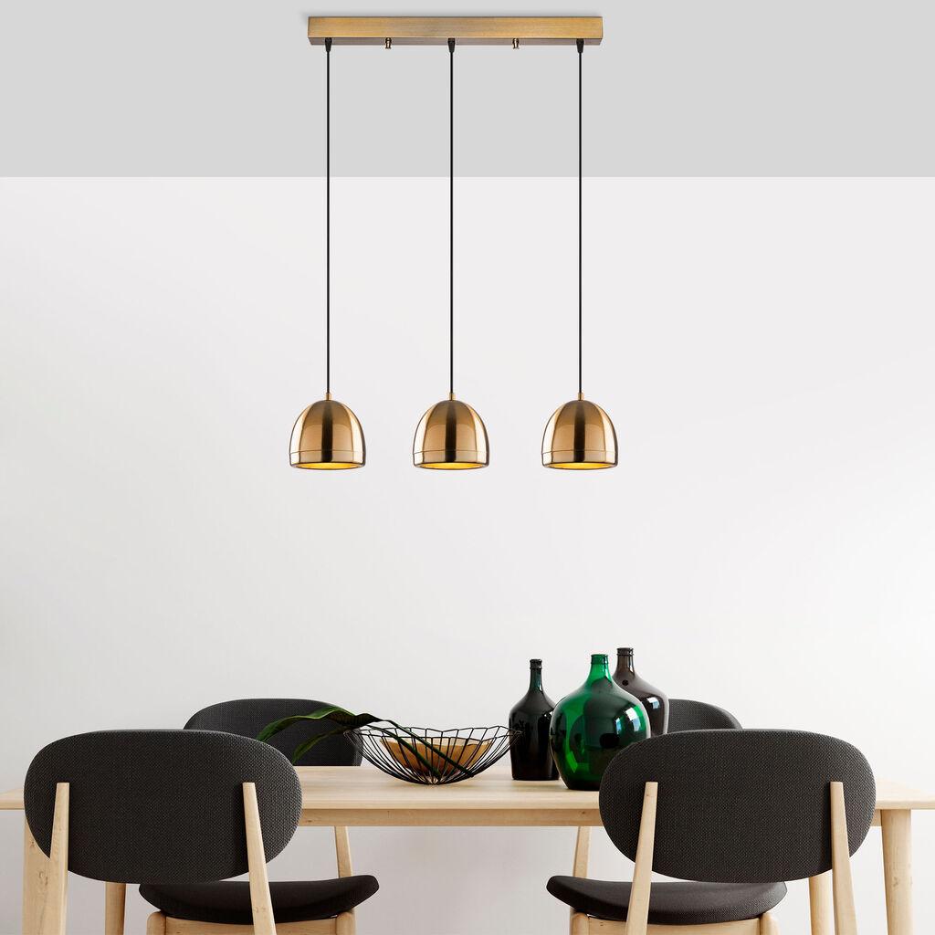Opviq Luster Mugo-10669, 62x17x110 cm, 3xE27, IP20, Bakarne boje