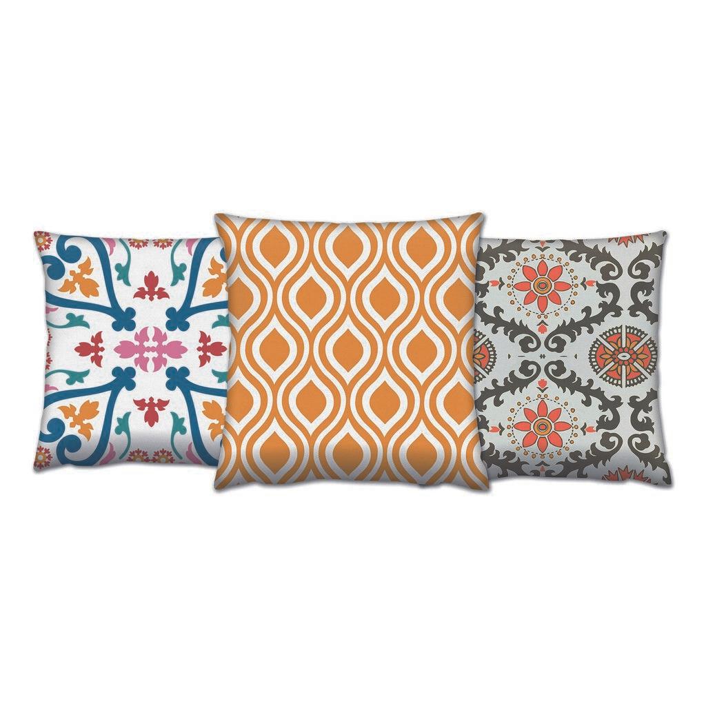 Aberto Design Set 3 jastuka 43x43cm Šareni