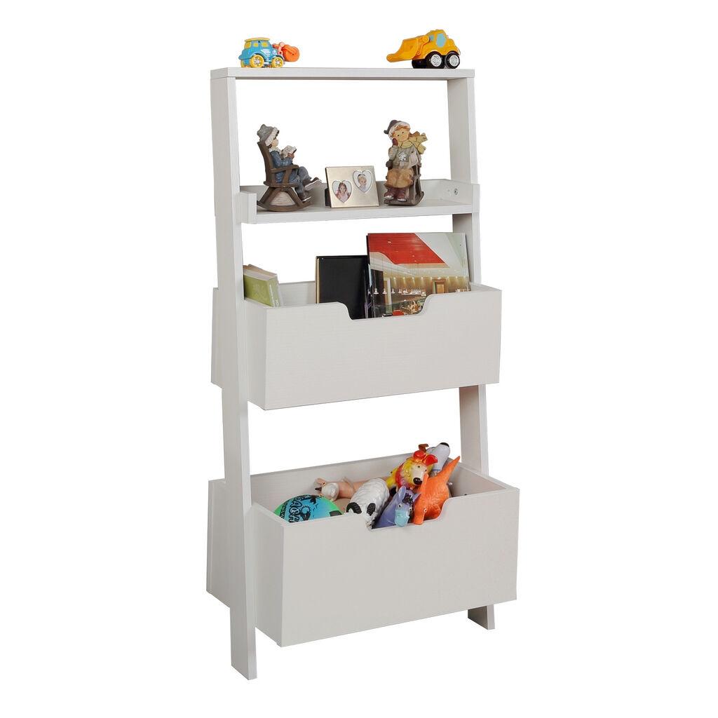 Hanah Home Polica 59x120x35cm Bela