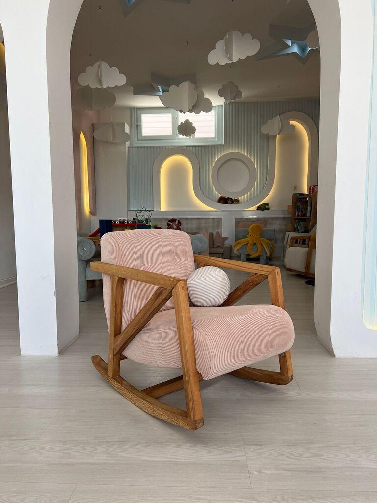 Atelier del Sofa Fotelja NiniMini 75x62x52cm Roze