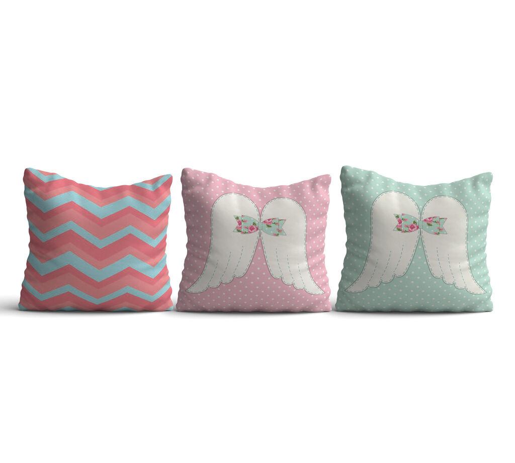 Aberto Design Set 3 jastučnice 43x43cm Šareni