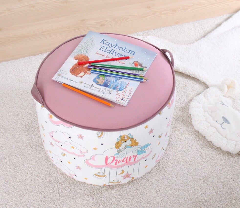 Atelier del Sofa Dečiji tabure Lodie, Roze