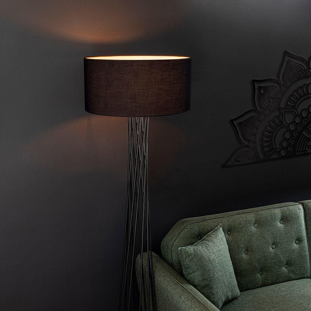 Opviq Tall 13470 Podna lampa, Crna