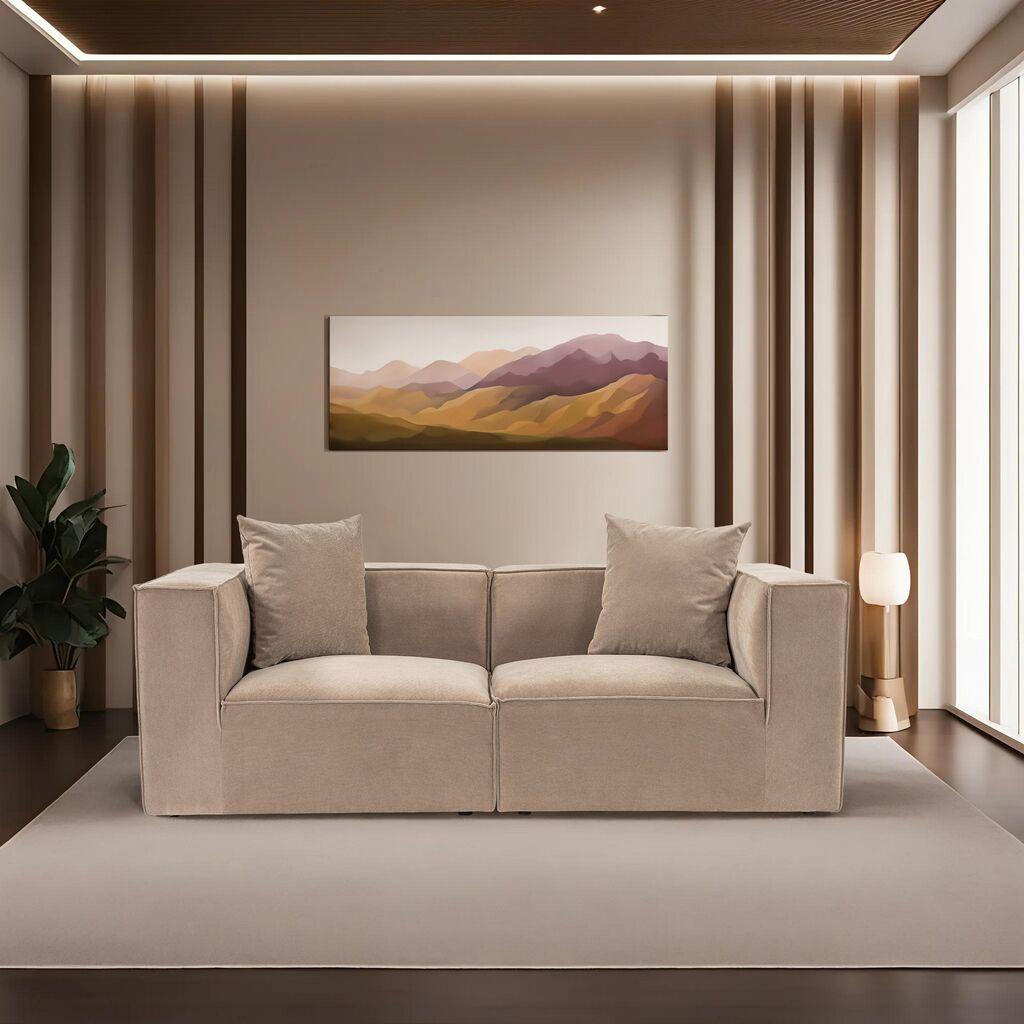 Atelier del Sofa Dvosed Sora 2 220x75x102cm Cappucino
