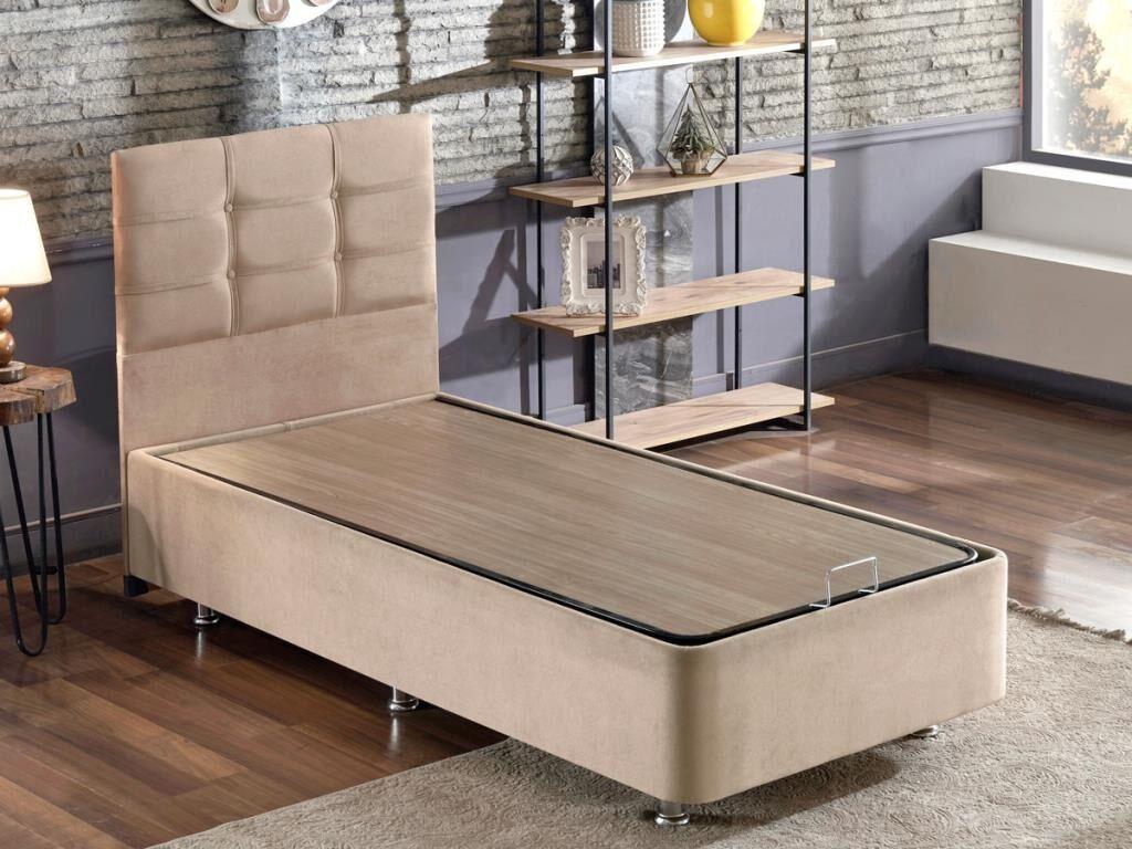 Hanah home Krevet Polo 90x38x190cm Crni
