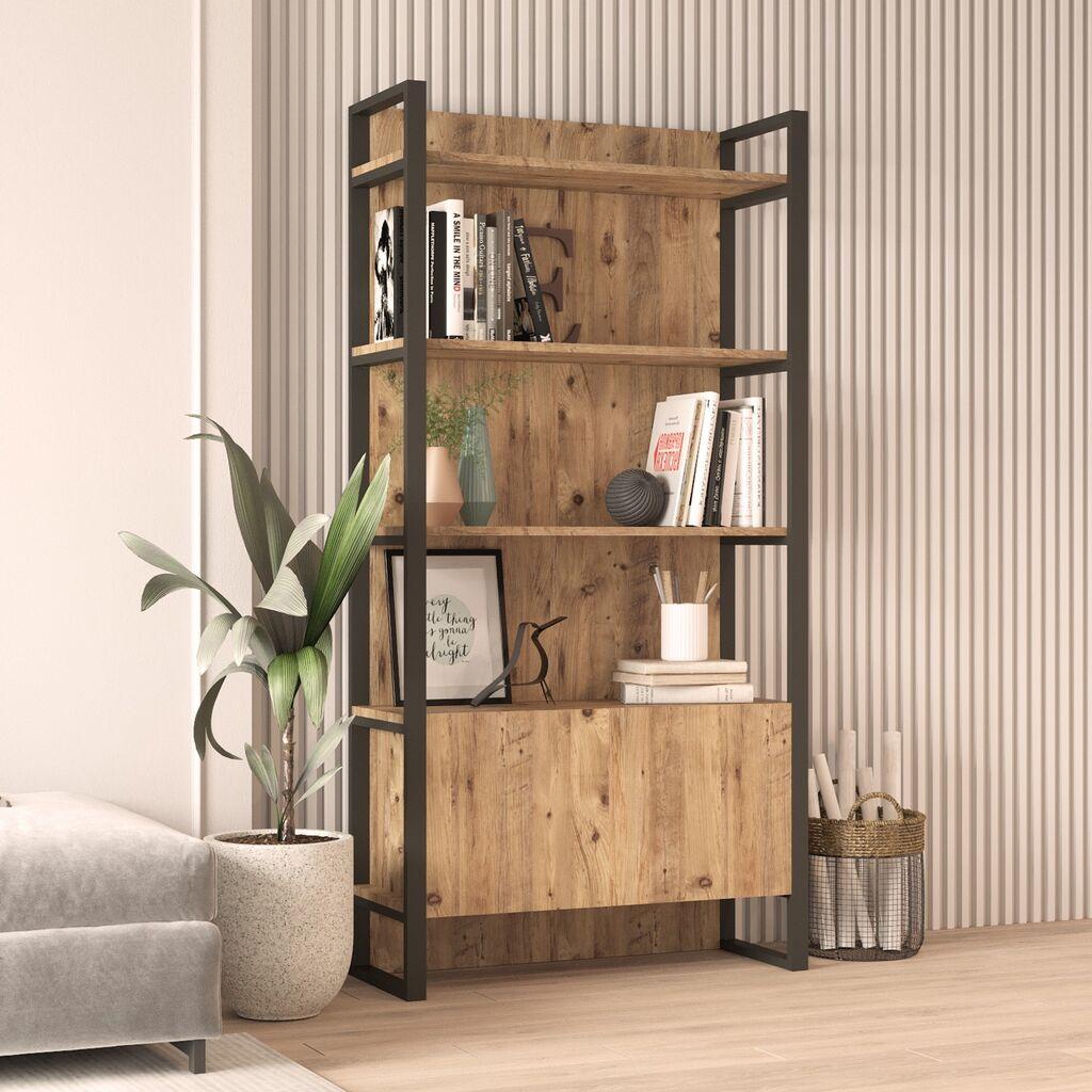 Hanah Home ML6 A Polica za knjige Smeđa