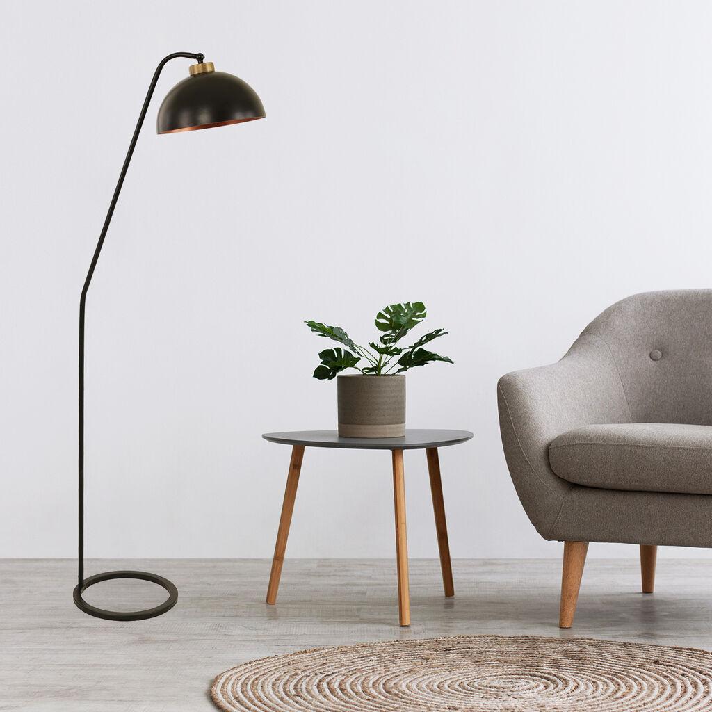 Opviq Podna lampa Delta, 155 cm, E27, Crna