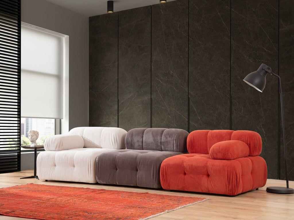 Atelier del Sofa L1 O1 1R Doblo Sofa, 3 Sedišta, Šarena