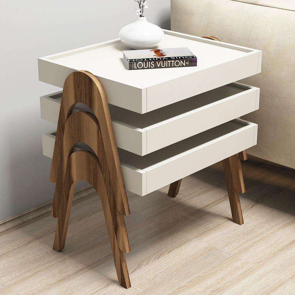 Hanah Home Set klub stolova, 3 komada Roma Orah