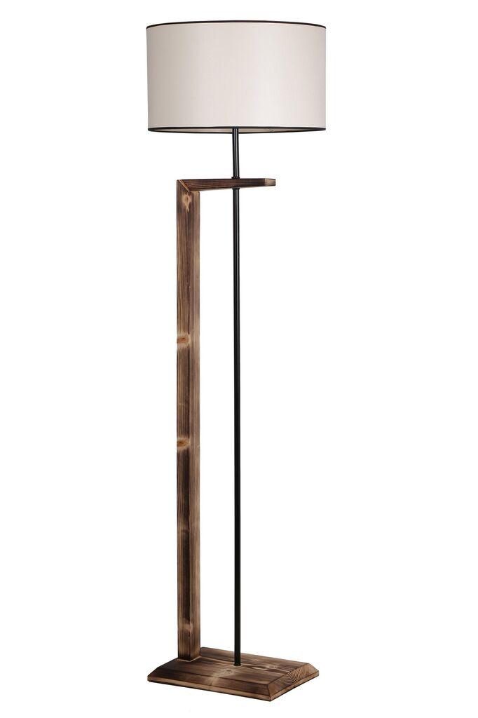 Opviq Podna lampa Menekse, 163 cm, E27, Tamnobraon