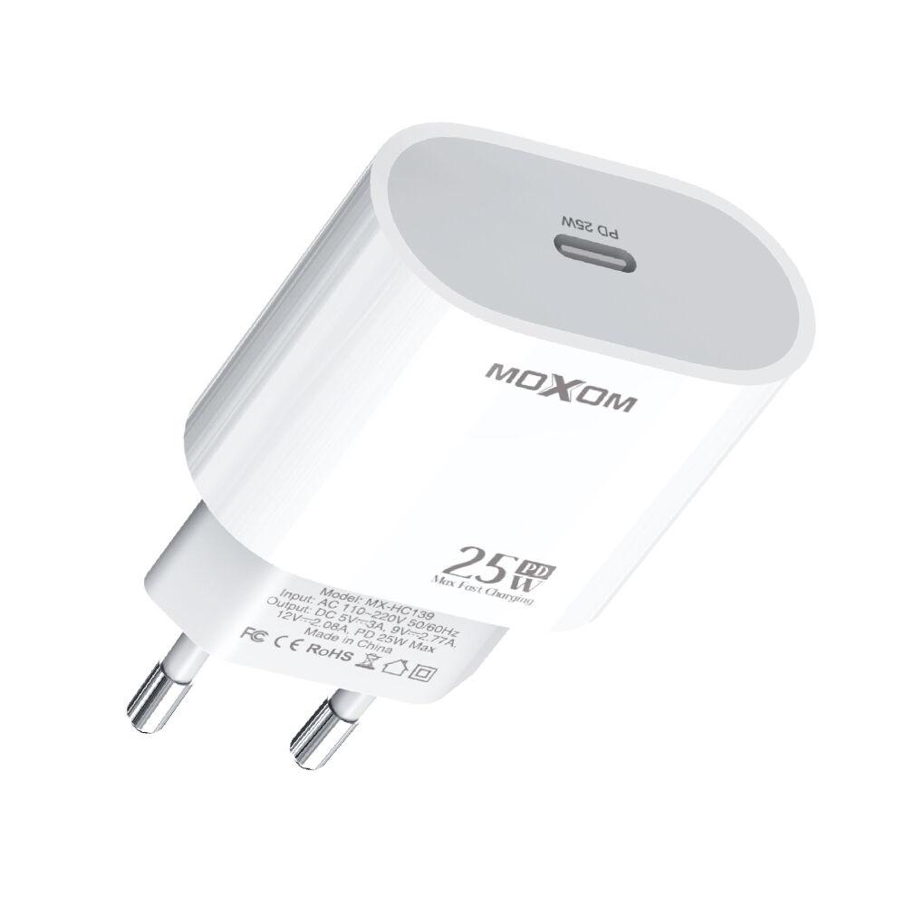 Moxom Kućni punjač MX-HC139 25W Type C na Lightning, Beli