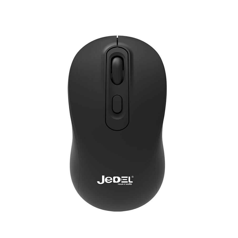 Jedel Bežični miš Dual Modes 2/1 WD138, 1600DPI, Crni